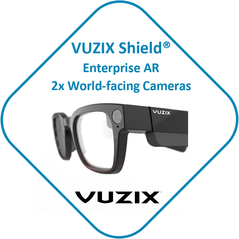 Vuzix Shield® Enterprise AR 2x World-facing Cameras - Vuzix